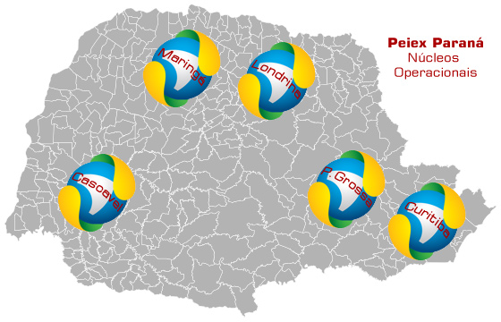 Mapa das Regionais