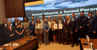 Delegação de Alberta no Palácio Iguaçu