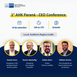 Evento Câmara de Comércio e Indústria Brasil-Alemanha do Paraná (AHK-PR