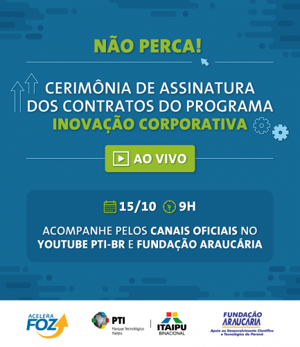 assinatura de contratos Inovação Coorporativa