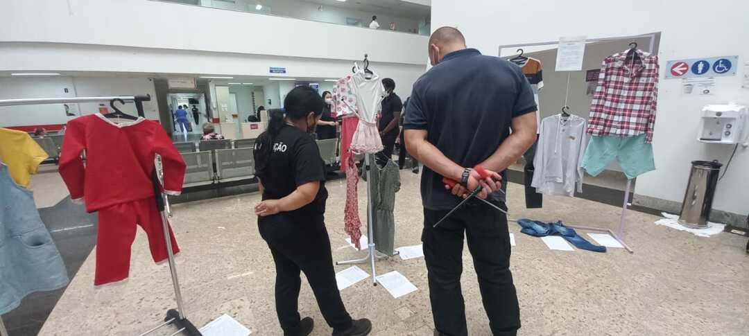 Exposição prevenção violência contra a mulher