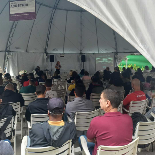 Exposição prevenção violência contra a mulher