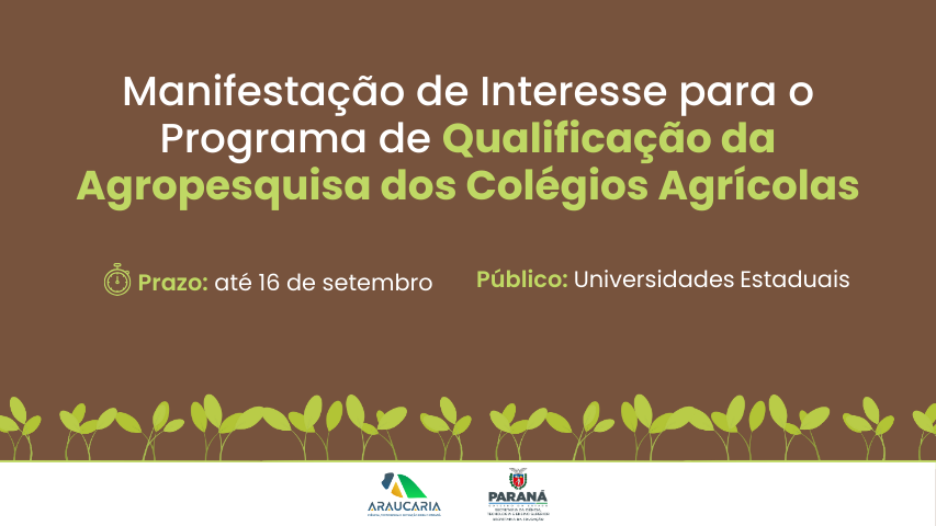 Pesquisa Colégios Agriícolas