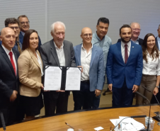 Delegação de Alberta no Palácio Iguaçu