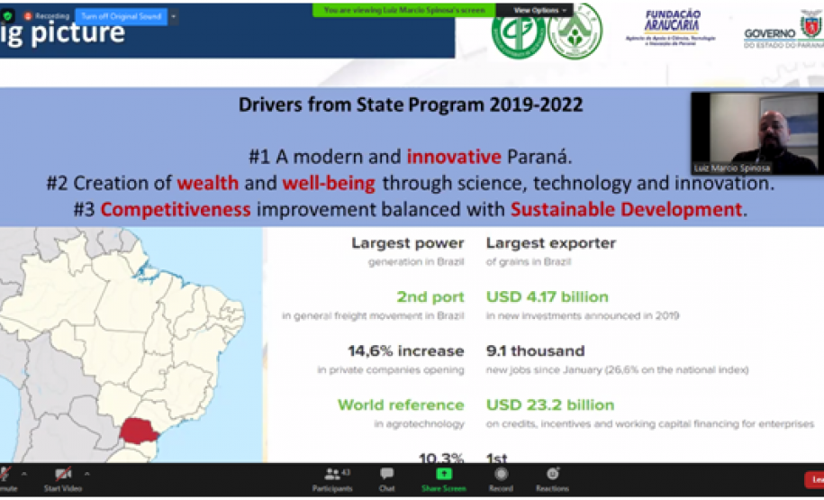 Araucária promove reunião referente ao desenvolvimento do Laboratório Sino Brasileiro de Inteligência Artificial (LSBia)