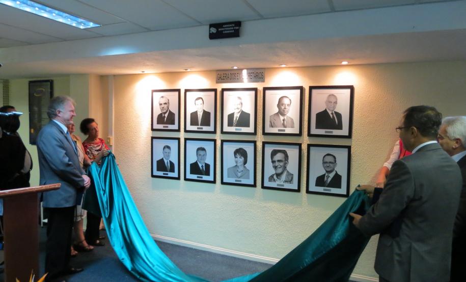 Seti inaugura galeria de ex-secretários Seti inaugura galeria de ex-secretários
