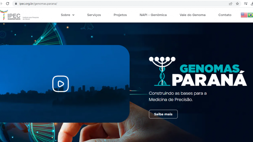 Site Genomas Paraná